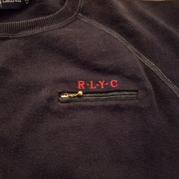 Ralph Lauren vintage Polo cprl 93 patch sweater - Picture 3 of 6